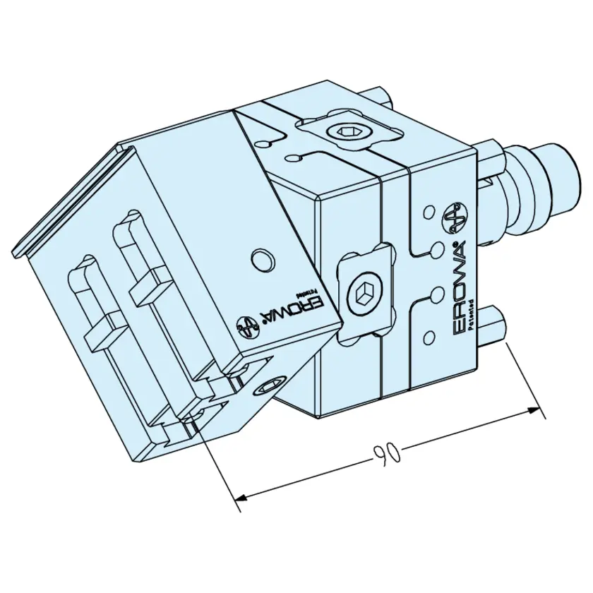 ER-008856 Rotatable pendulum vise 0 - 100 UnoSet | EROWA LTD